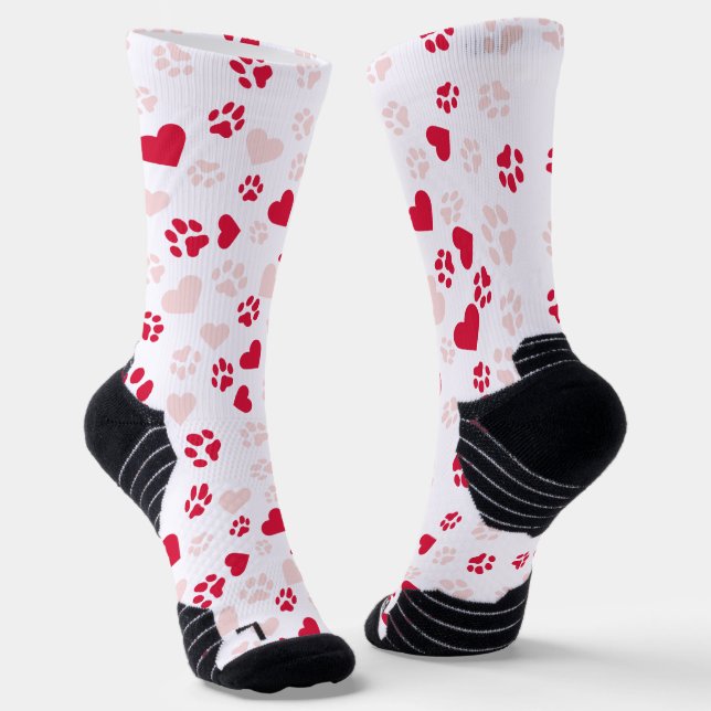 Chaussette Chat Empreinte de patte & Chaussettes Motif en for (Angulaire)