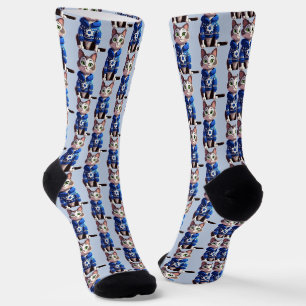 Chaussette Chat en Hanoukka Sweater