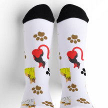 Chats Chaussettes élégants