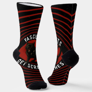 Chaussette Chats contre les fascistes
