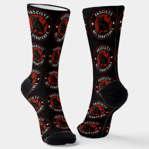 Chaussette Chats contre les fascistes
