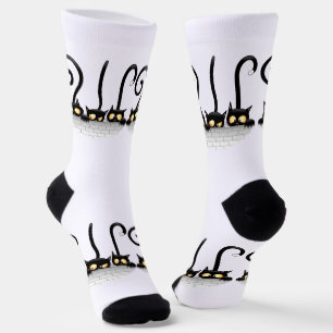 Chaussette Chats Naughty, Playful et drôle de personnages