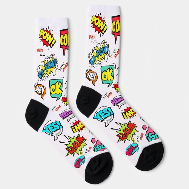 Chaussette Chaussettes à bulles - Vibrantes et joueuses (Droite)