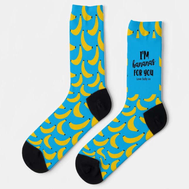 Chaussette Chaussettes à calembour mignonnes | Cadeau de la S (Gauche)