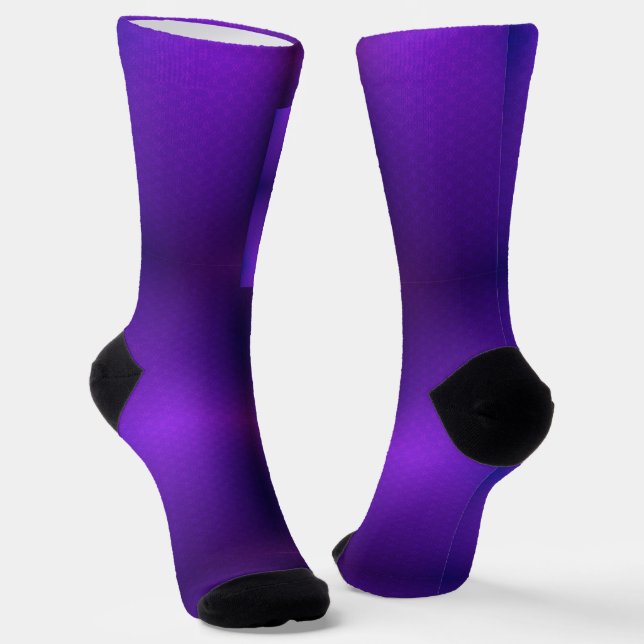 Chaussette Chaussettes à dégradé violet avec orteils et manch (Angulaire)