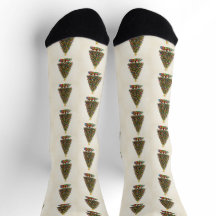 Chaussettes à motif d'arbre de Noël classique