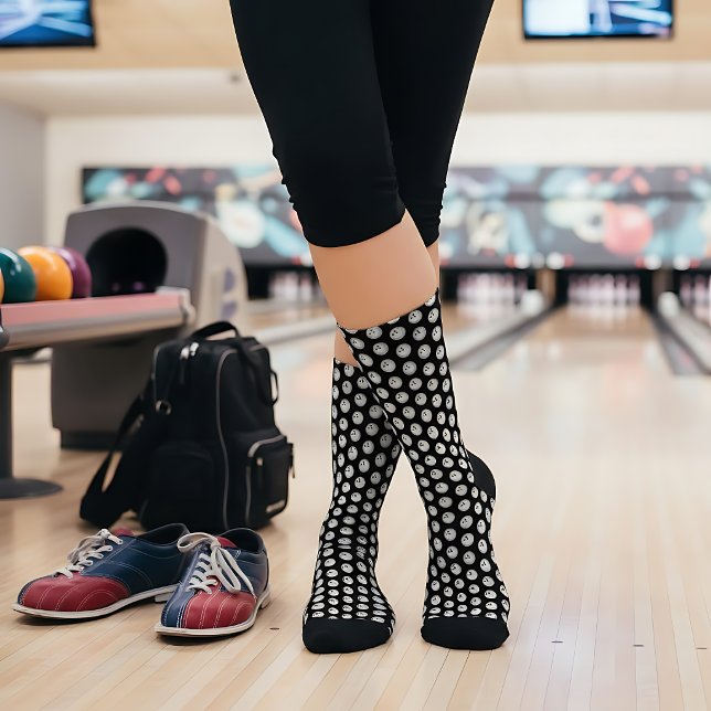 Chaussette Chaussettes à motif de boule de bowling (Créateur téléchargé)