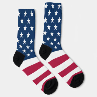 Chaussette Chaussettes à motif de drapeau patriotique