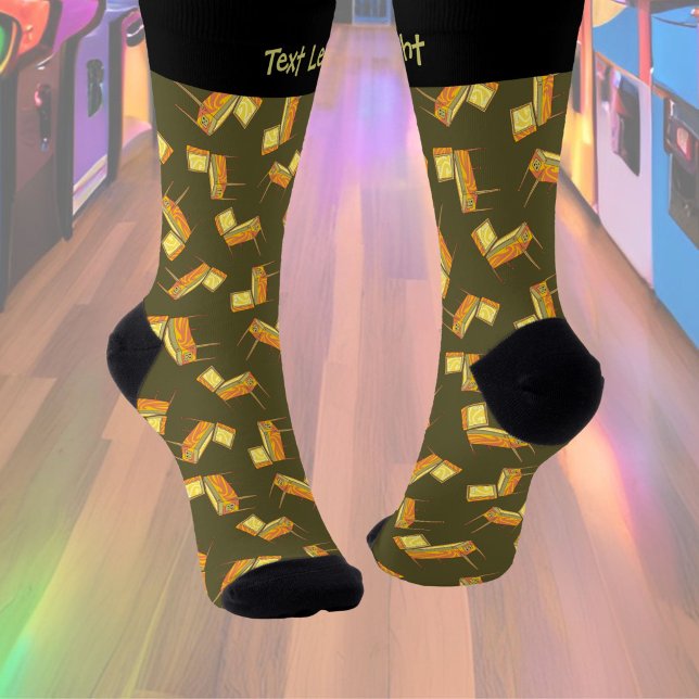 Chaussette Chaussettes à motif de flipper (Créateur téléchargé)