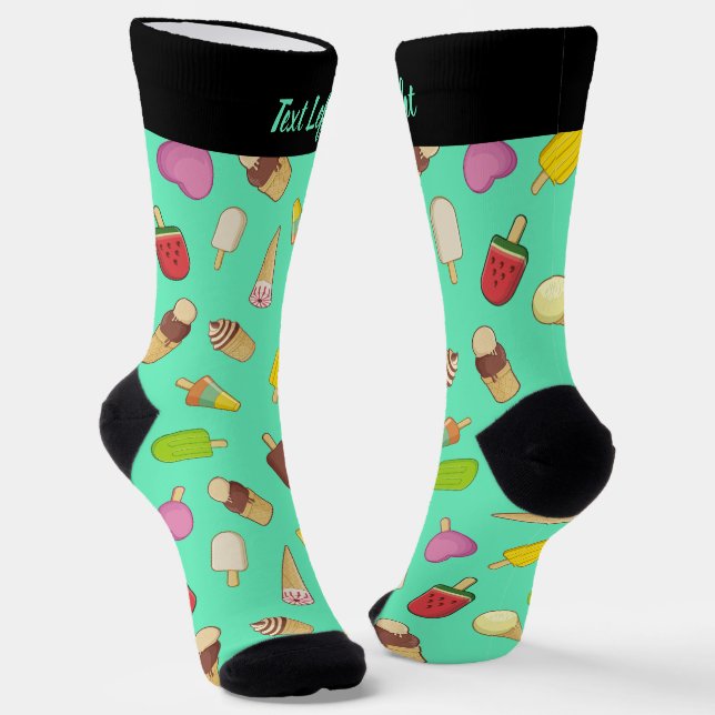Chaussette Chaussettes à motif de glace (Angulaire)