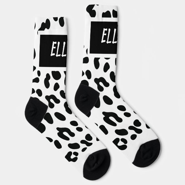 Chaussette Chaussettes à motif d'impression de léopard des ne (Droite)