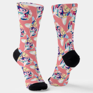 Chaussette Chaussettes à motif linéaire de Bouledogue Françai