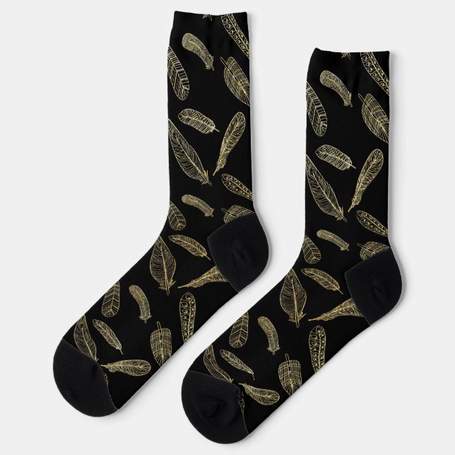 Chaussette chaussettes à plumes de canard (Gauche)