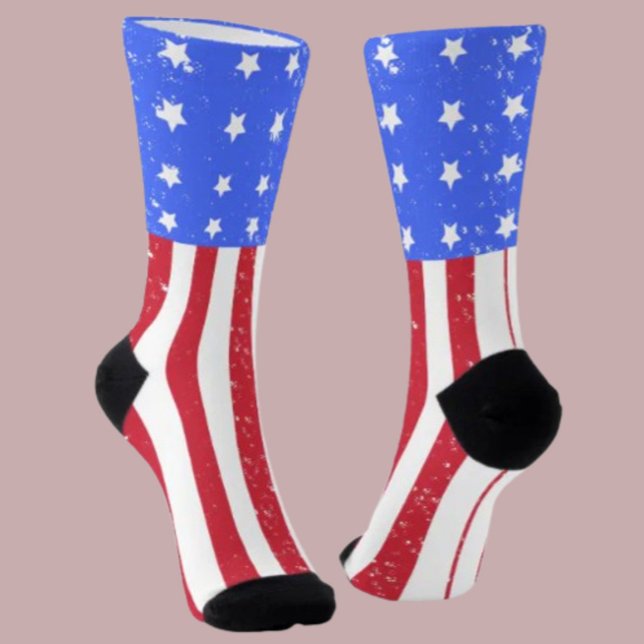 Chaussette Chaussettes à rayures AmeriChic (Créateur téléchargé)