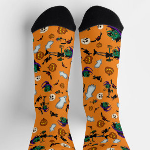 Chaussette Chaussettes à sorcières d'Halloween