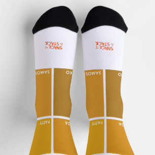 Chaussette Chaussettes à tarte à la main - Pile de collation