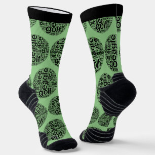 Chaussette Chaussettes à thème de golf de nouveauté personnal
