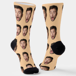 Chaussette Chaussettes à visage personnalisé Photo personnali