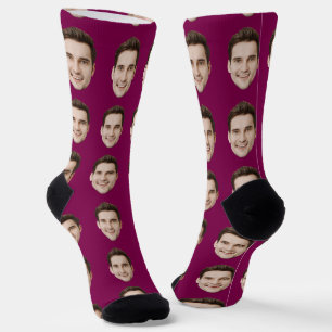 Chaussette Chaussettes à Visage Personnalisé Photo Personnali