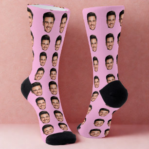 Chaussette Chaussettes à Visage Photo, Personnalisées de Mani