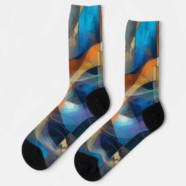 Chaussette Chaussettes Abstraites (Gauche)