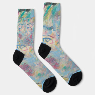 Chaussette Chaussettes Abstraites colorées "Fancy" Crew