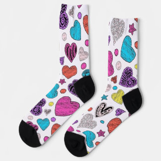 Chaussette Chaussettes adorables avec Emoji du Coeur - Chauss