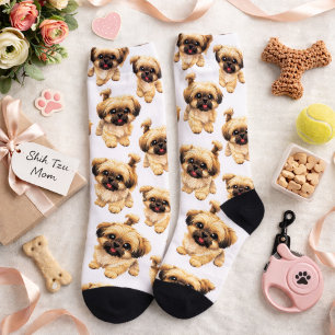 Chaussette Chaussettes amusantes pour chien Shih Tzu