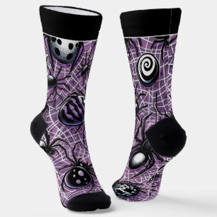 Chaussette Chaussettes araignée Halloween Spooks avec nom
