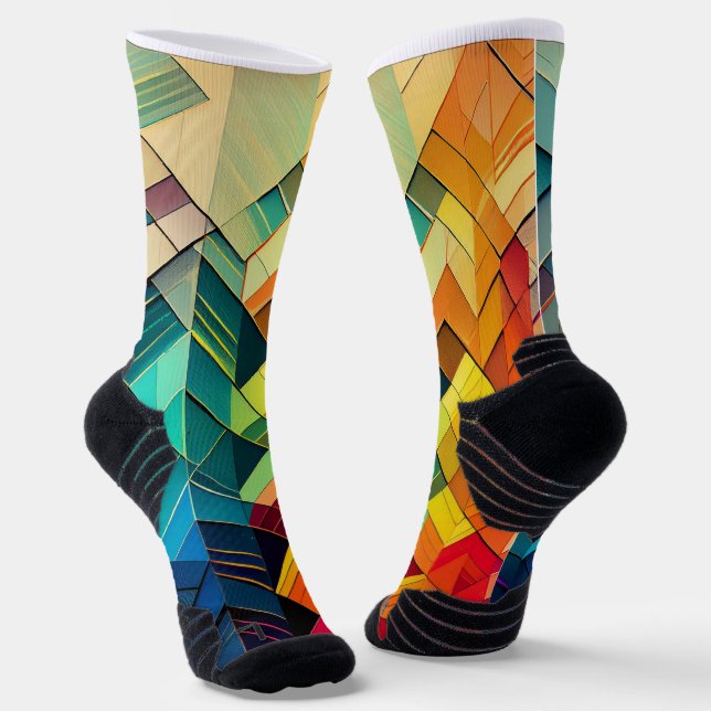 Chaussette Chaussettes arc-en-ciel (Angulaire)