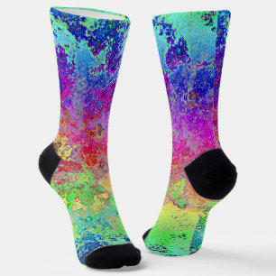Chaussette Chaussettes Arc-En-Ciel Grungy