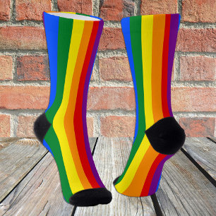Chaussette Chaussettes Arc-en-ciel, mode LGBT & Pride