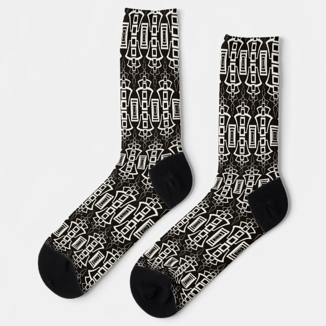 Chaussette chaussettes art déco 2  (Gauche)