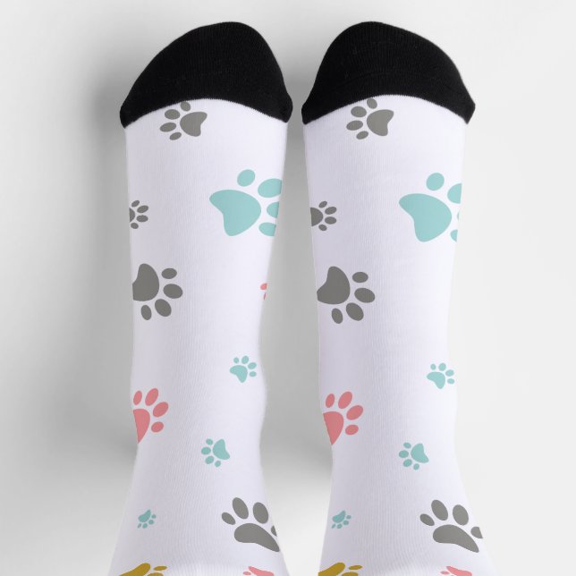 Chaussette Chaussettes aux Pattes de Chat  (Haut)