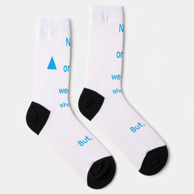 Chaussette Chaussettes avec humour (Droite)