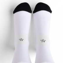 chaussettes avec petit logo imprimé