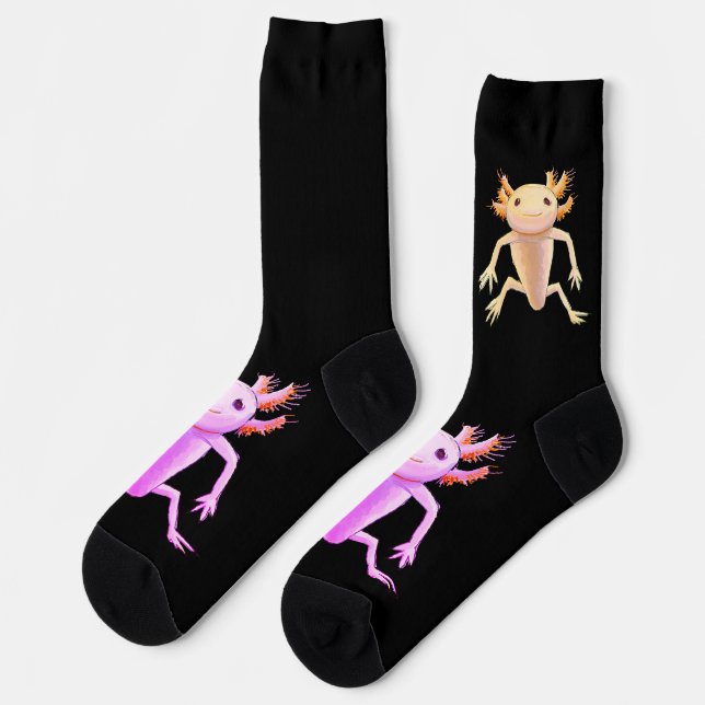 Chaussette Chaussettes Axolotl (Gauche)