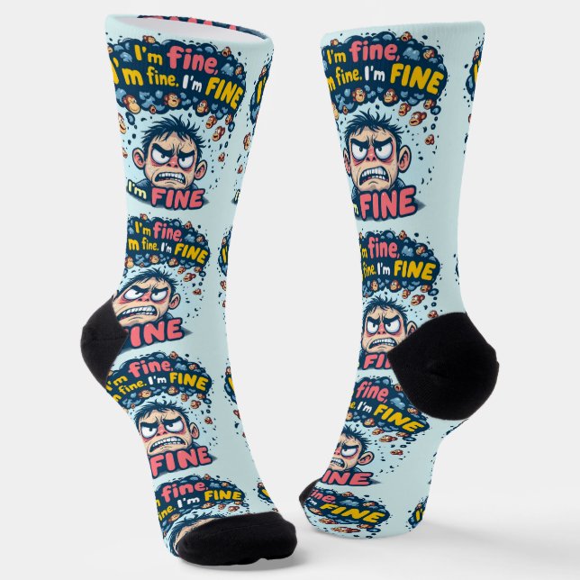 Chaussette Chaussettes B&E Bold et conception élaborée 002189 (Angulaire)