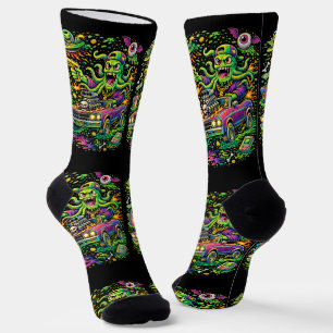 Chaussette Chaussettes B&E Bold et conception élaborée 002288