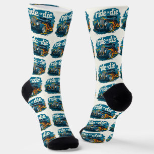 Chaussette Chaussettes B&E Design audacieux et élaboré 002118