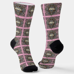 Chaussette Chaussettes B&E Design audacieux et élaboré 002124