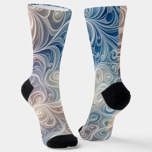Chaussette Chaussettes B&E Dessin Audacieux et Élaboré 002000 (Angulaire)