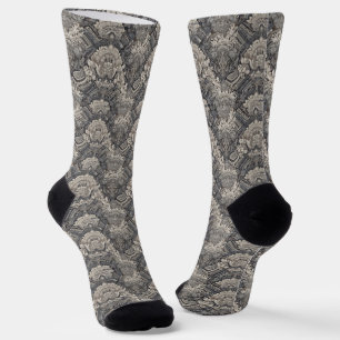 Chaussette Chaussettes B&E Dessin Audacieux et Elaboré 004812