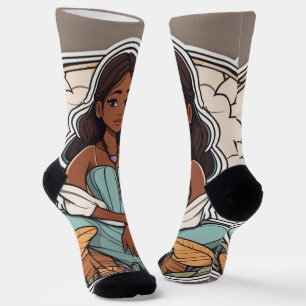 Chaussette Chaussettes B&E Dessin Audacieux et Elaboré 004896