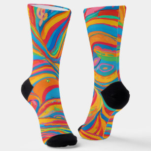Chaussette Chaussettes B&E Dessin Audacieux et Elaboré 004896