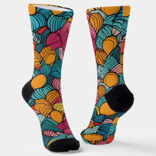 Chaussette Chaussettes B&E Dessin Audacieux et Elaboré 004897