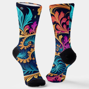 Chaussette Chaussettes B&E Dessin Audacieux et Elaboré 004898