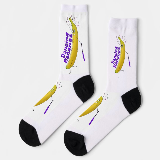 Chaussette Chaussettes - Bananes dansantes (Gauche)