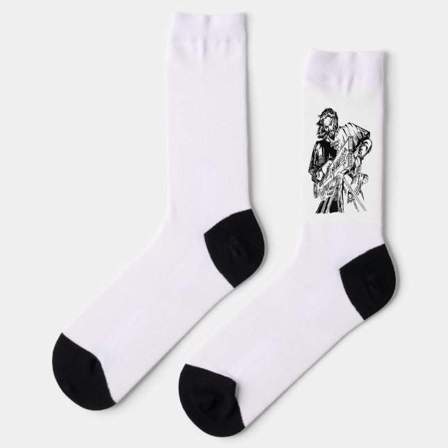 Chaussette Chaussettes Blacky Moth (Gauche)
