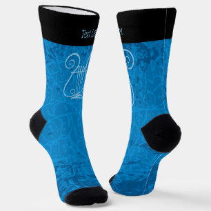 Chaussette Chaussettes bleu Lyre